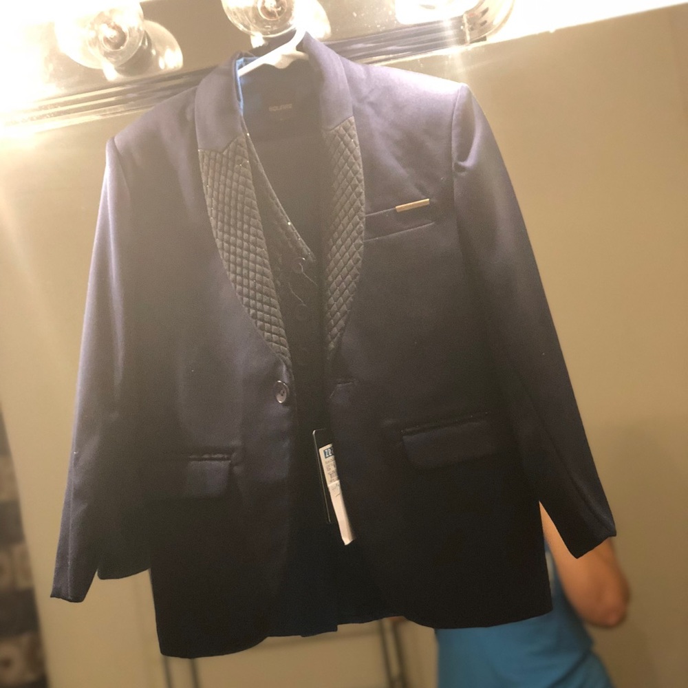 Little kid four year old brand new suit